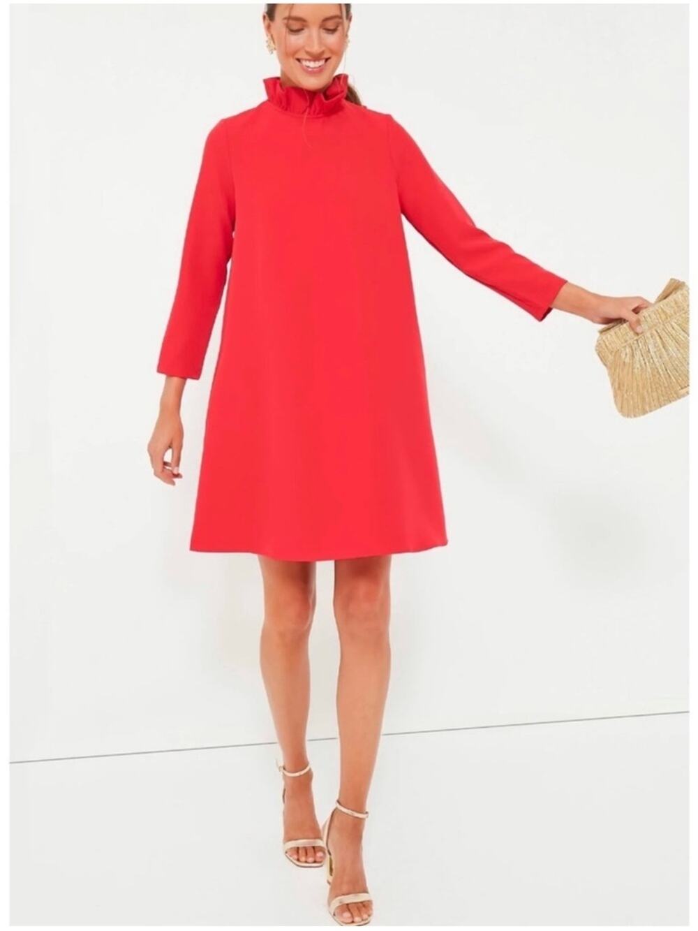 Tuckernuck Daphne Dress in Poppy Red Size XL